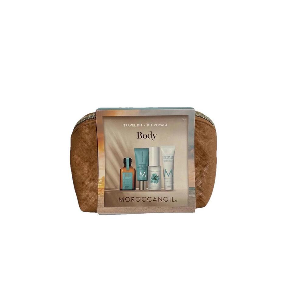 Moroccanoil Body Travel Kit(Oil/Mist/Cream/Shower Gel/Bag)